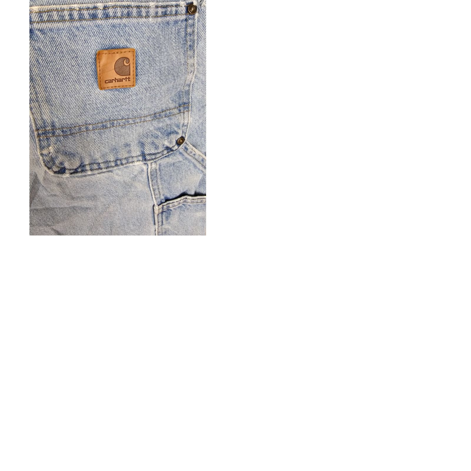 Carhartt VINTAGE Carhartt DENIM DOUBLE KNEE WORK JEANS PANTS TAG SIZE 30X30 01 CARHARTT PANTS Mens Brown Canvas Carpenter 30 30 28 28 39 01 Size US 30 / EU 46 - 10 Thumbnail