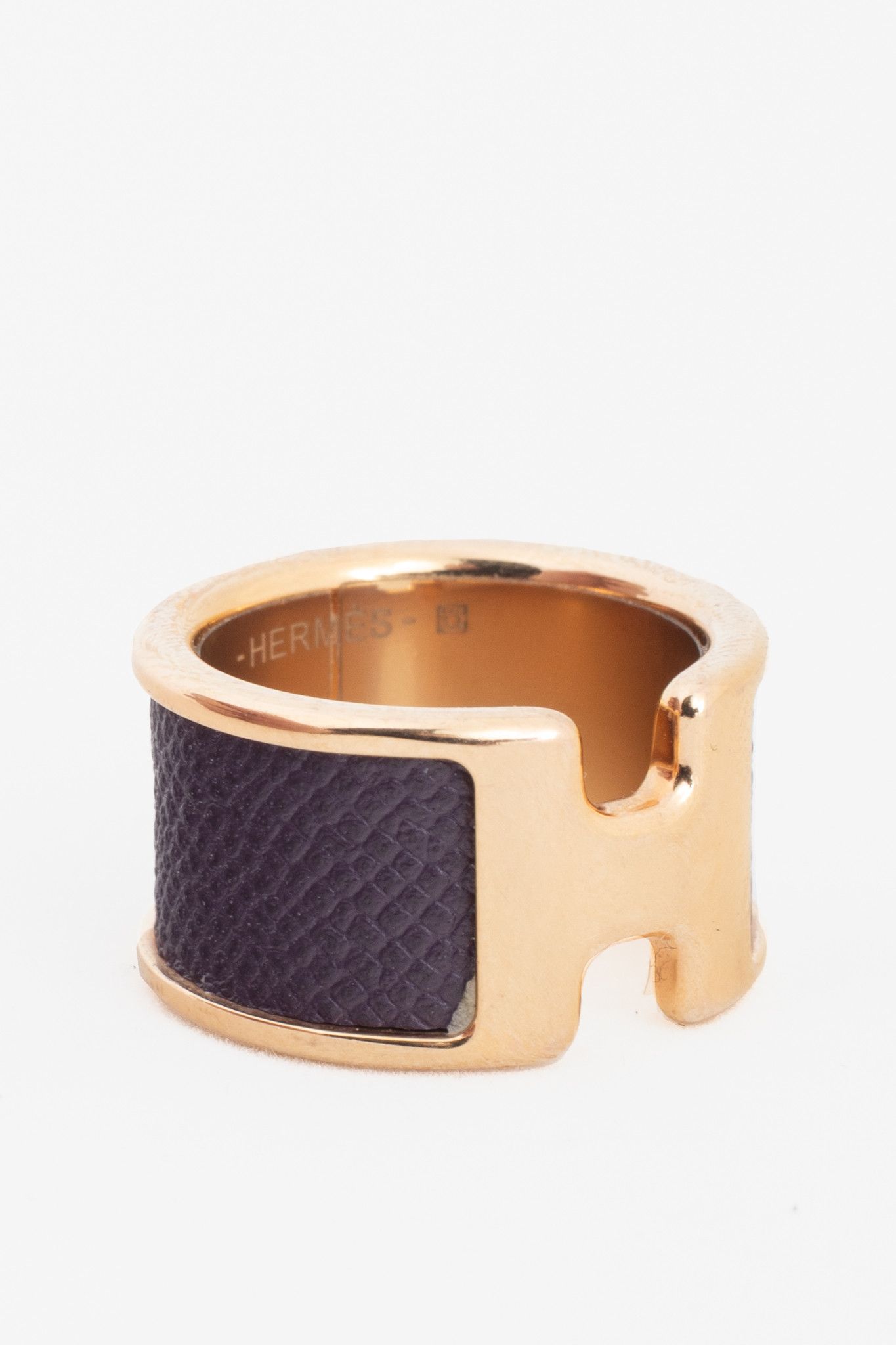 Hermes Hermes Olympe Large Model Cassis Madame Calfskin GHW Ring Size ONE SIZE - 2 Thumbnail
