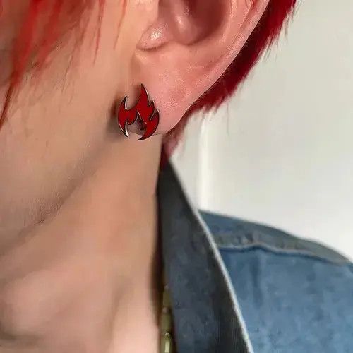 Other Vintage Flame earrings Size ONE SIZE - 2 Thumbnail