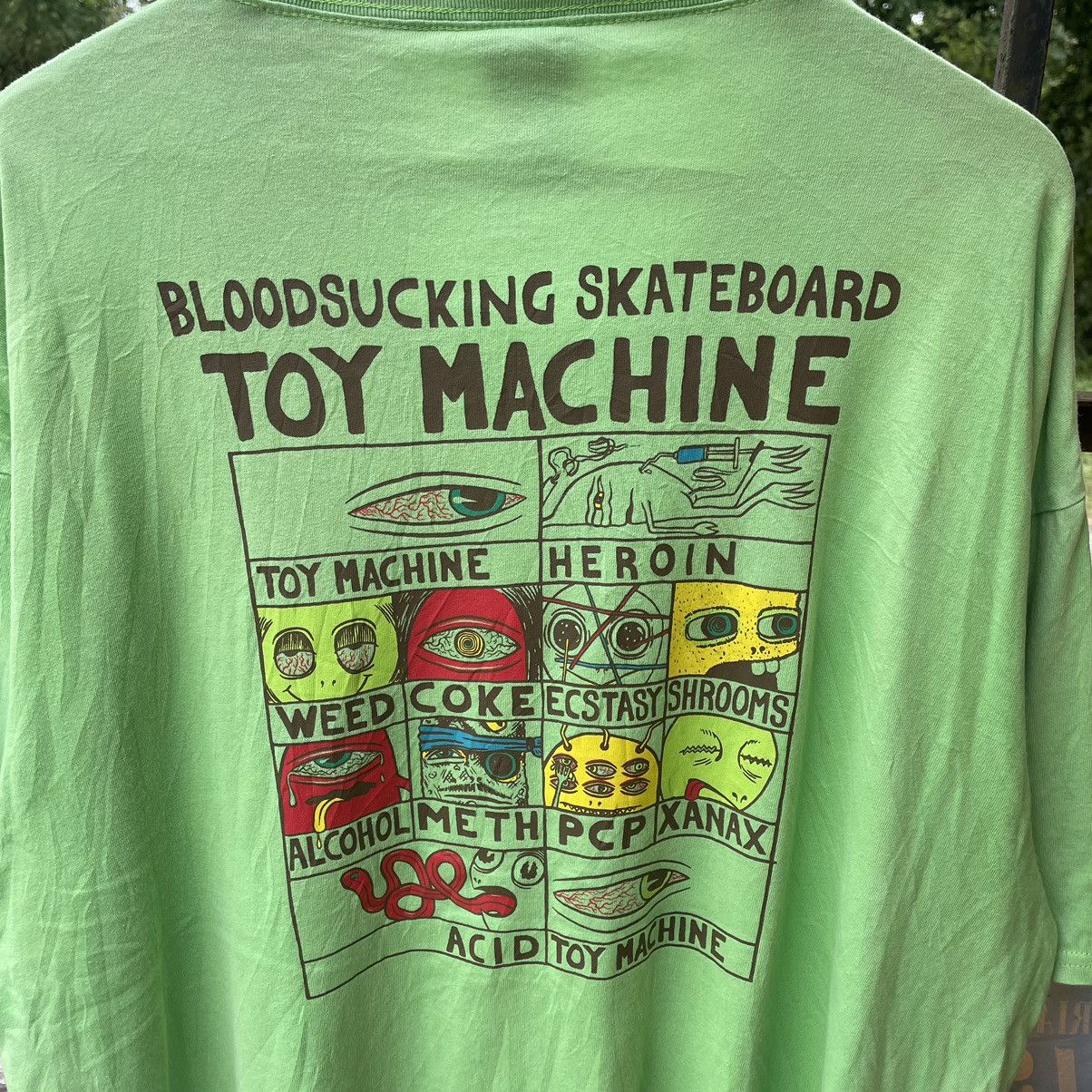 Toy Machine × Welcome Skateboards 🔥🔥Toy Machine Big Logo Potrait Oversize Promo Skateboard Tee Size US XXL / EU 58 / 5 - 2 Thumbnail