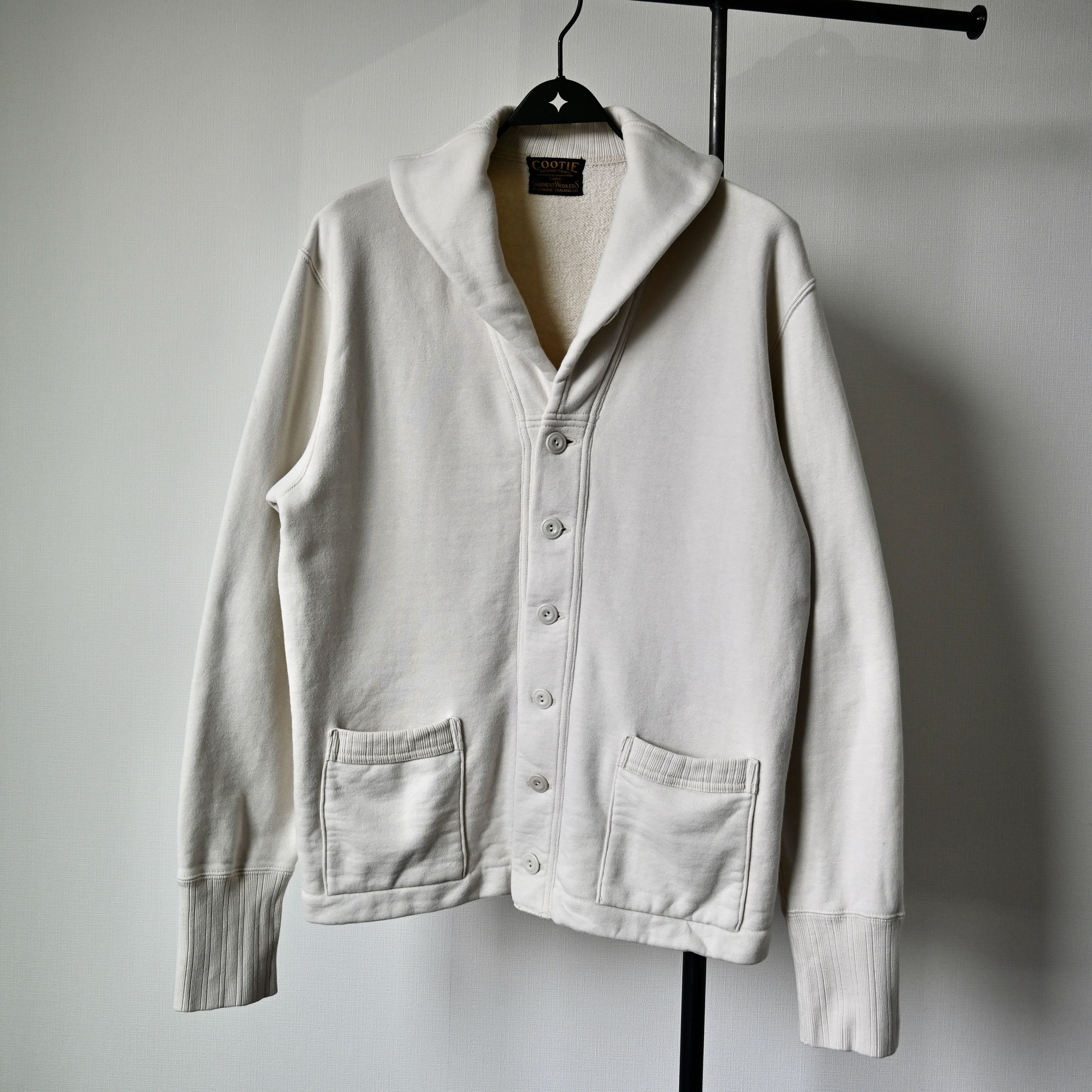 Japanese Brand COOTIE PRODUCTIONS shawl collar sweat cardigan made in Japan Size US L / EU 52-54 / 3 - 1 Thumbnail
