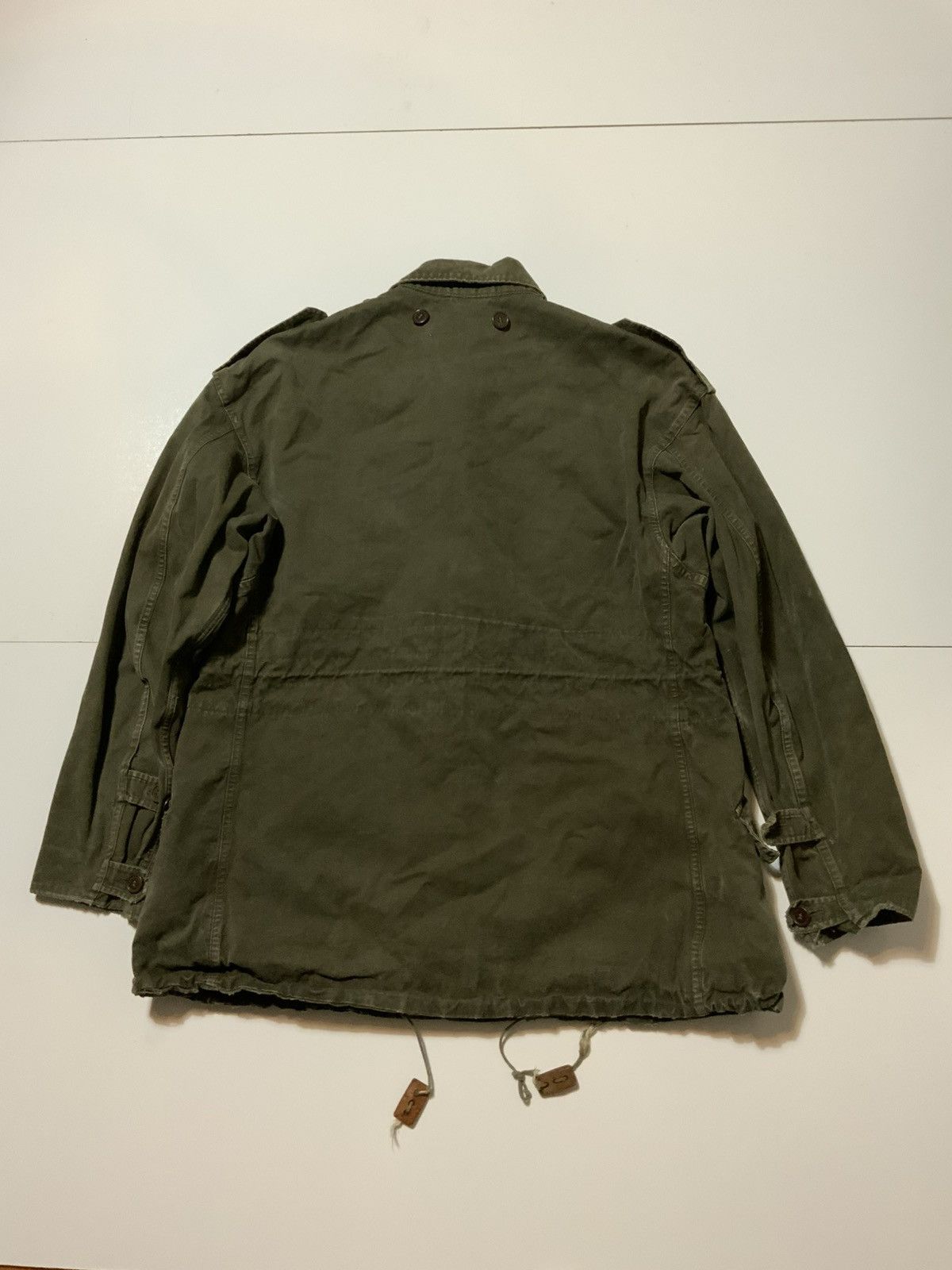 Vintage Vintage 50s 60s Dutch Military Army Field M60 Coat Jacket Size US M / EU 48-50 / 2 - 2 Thumbnail