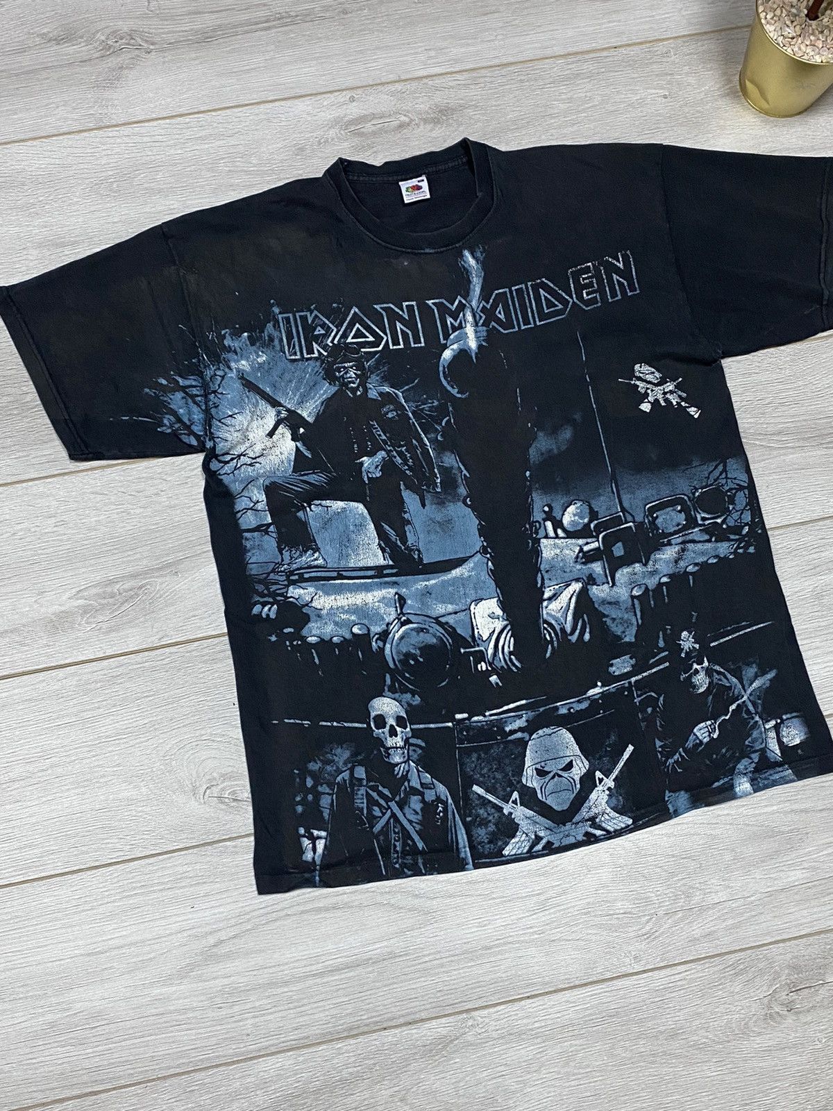 Vintage Iron Maiden vintage over print t-shirt a matter of Life Size US XL / EU 56 / 4 - 4 Thumbnail
