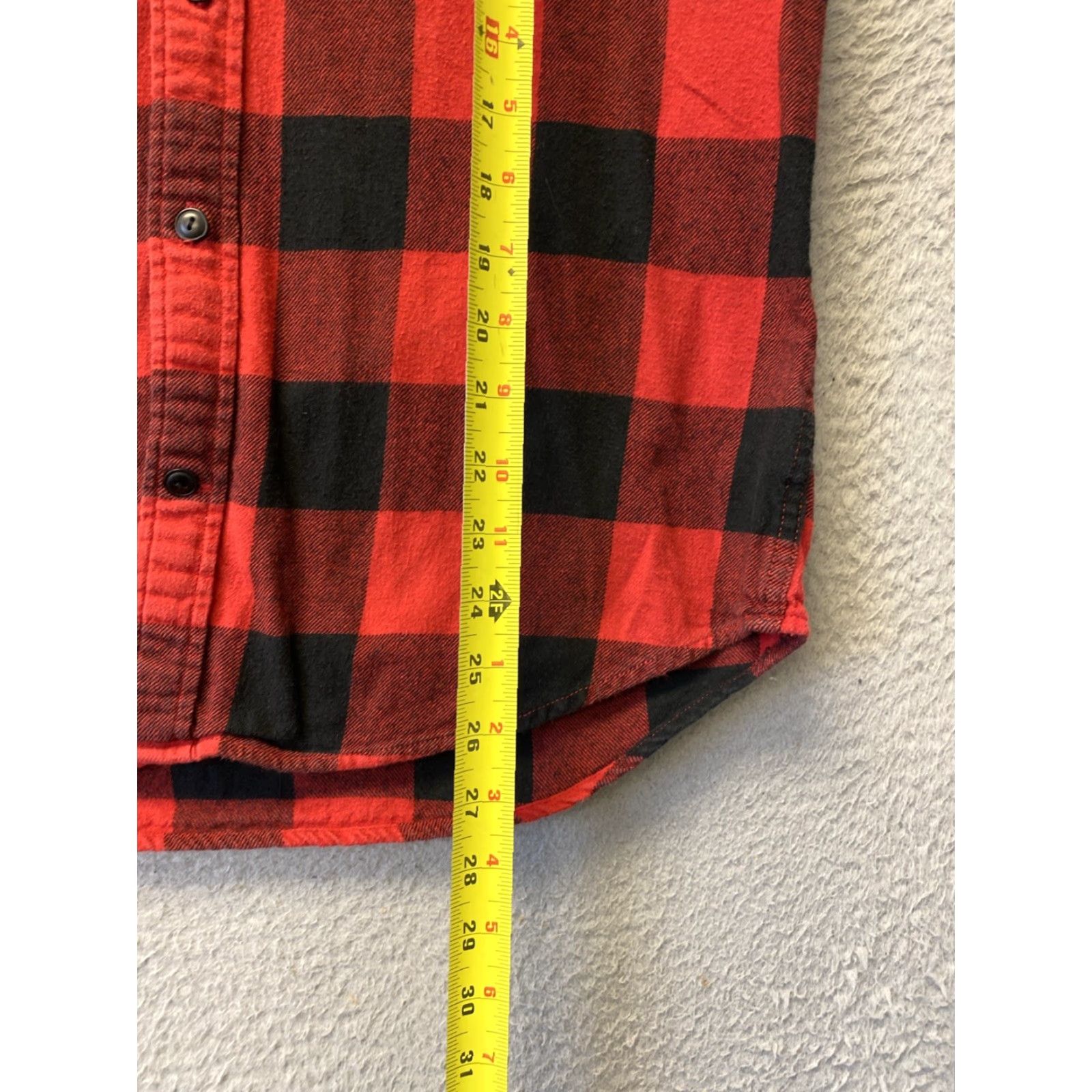 Gap GAP Shirt Button Mens M Red Black Buffalo Plaid Casual Long Sleeve /0240 Size US M / EU 48-50 / 2 - 5 Thumbnail