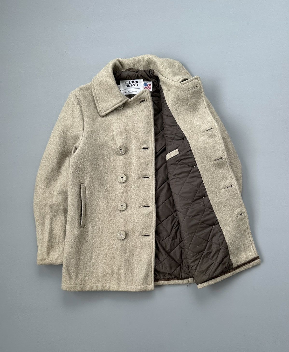Schott Vintage Schott NYC Peacoat USN 740N Wool Jackets Size US XS / EU 42 / 0 - 6 Thumbnail