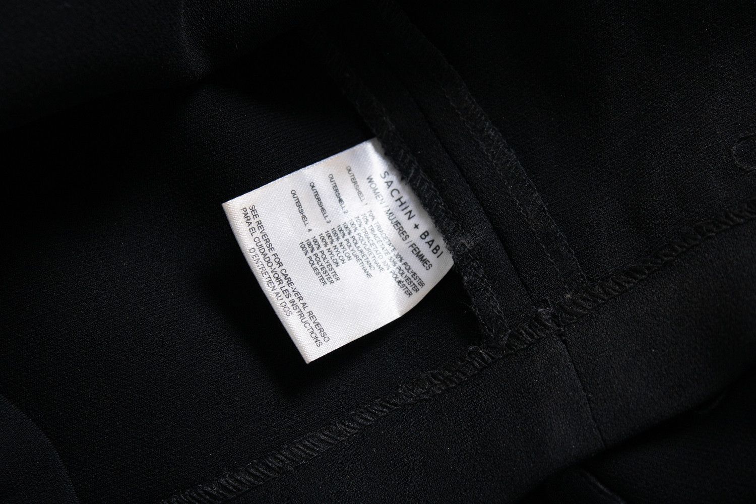 Sachin & Babi Sachin + Babi, patched black mini dress Size XS / US 0-2 / IT 36-38 - 5 Thumbnail