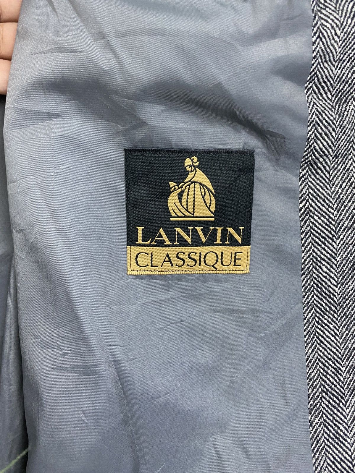 Lanvin Vintage Lanvin Grey Trench Coat Jacket Size US XL / EU 56 / 4 - 10 Thumbnail