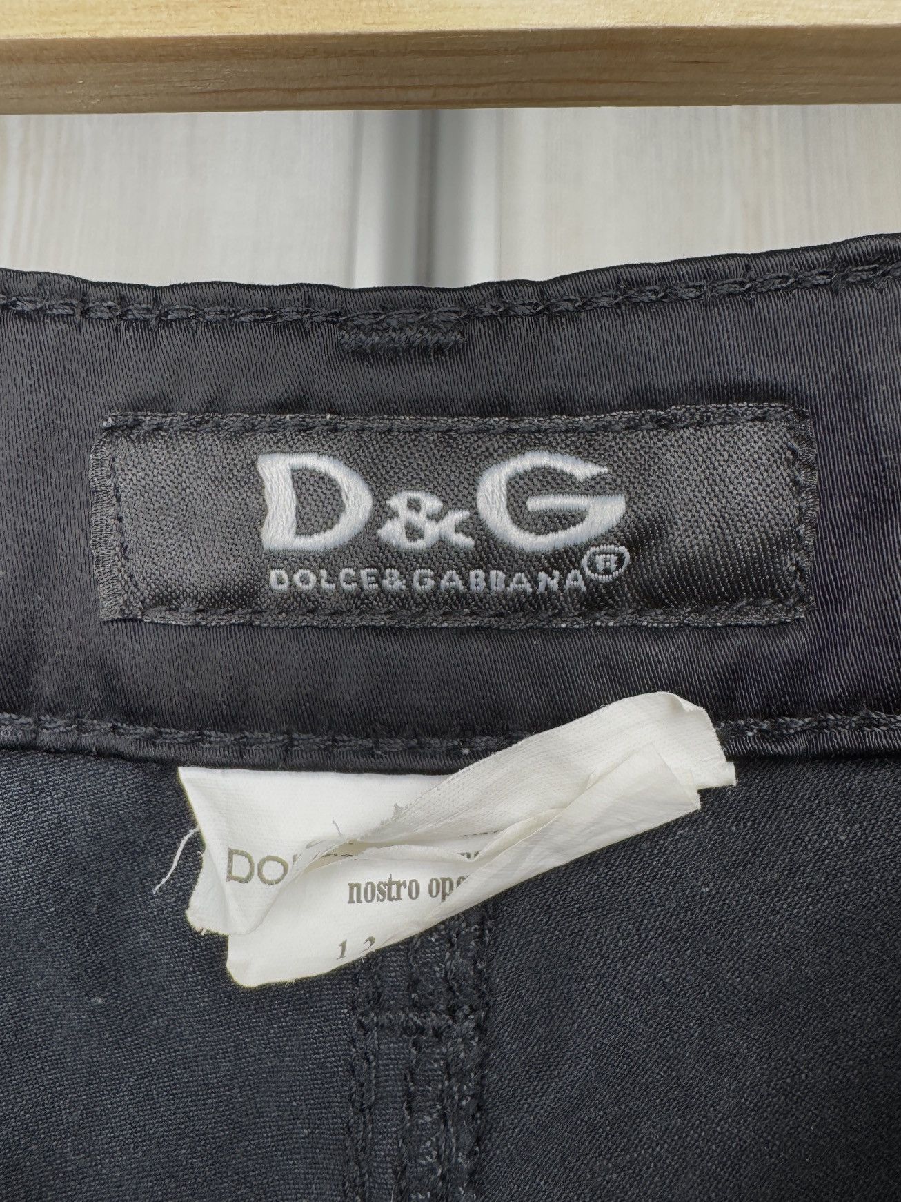 Dolce & Gabbana Dolce & Gabbana vintage black nylon flared wide pants hype Size US 34 / EU 50 - 13 Thumbnail