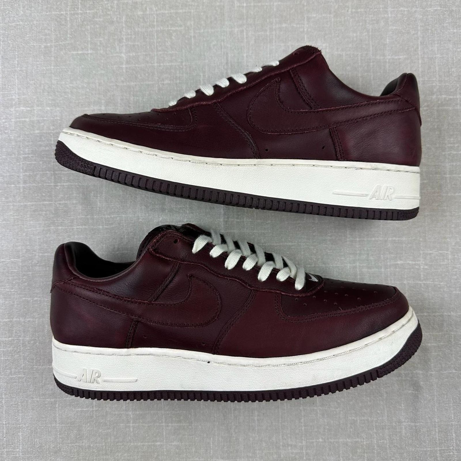 Nike 2005 Nike Air Force 1 Low “Wine" Size US 9.5 / EU 42-43 - 3 Thumbnail