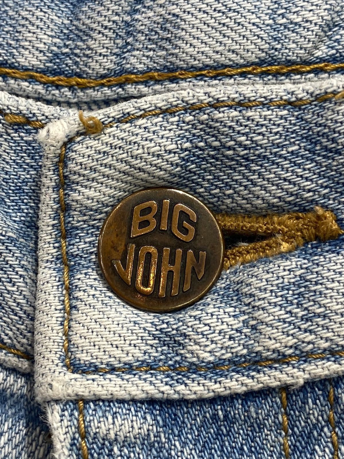Big John Big John Faded Blue Wash Style Jeans Size US 28 / EU 44 - 13 Thumbnail