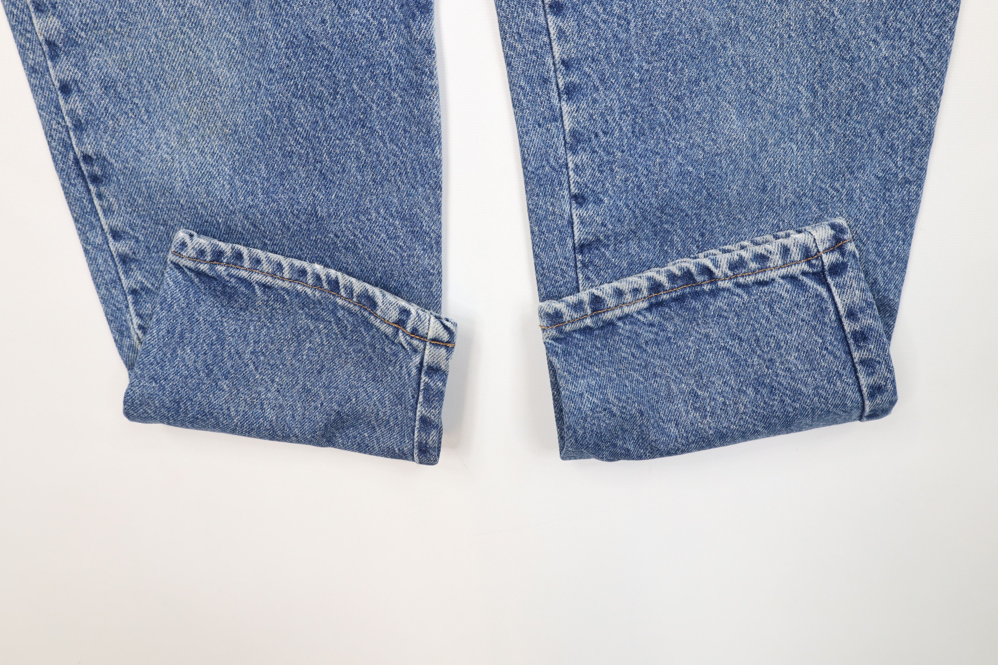 Gap Vintage 90s Gap Distressed Ankle Tapered Leg Denim Jeans USA Size 34" / US 12 / IT 48 - 5 Thumbnail