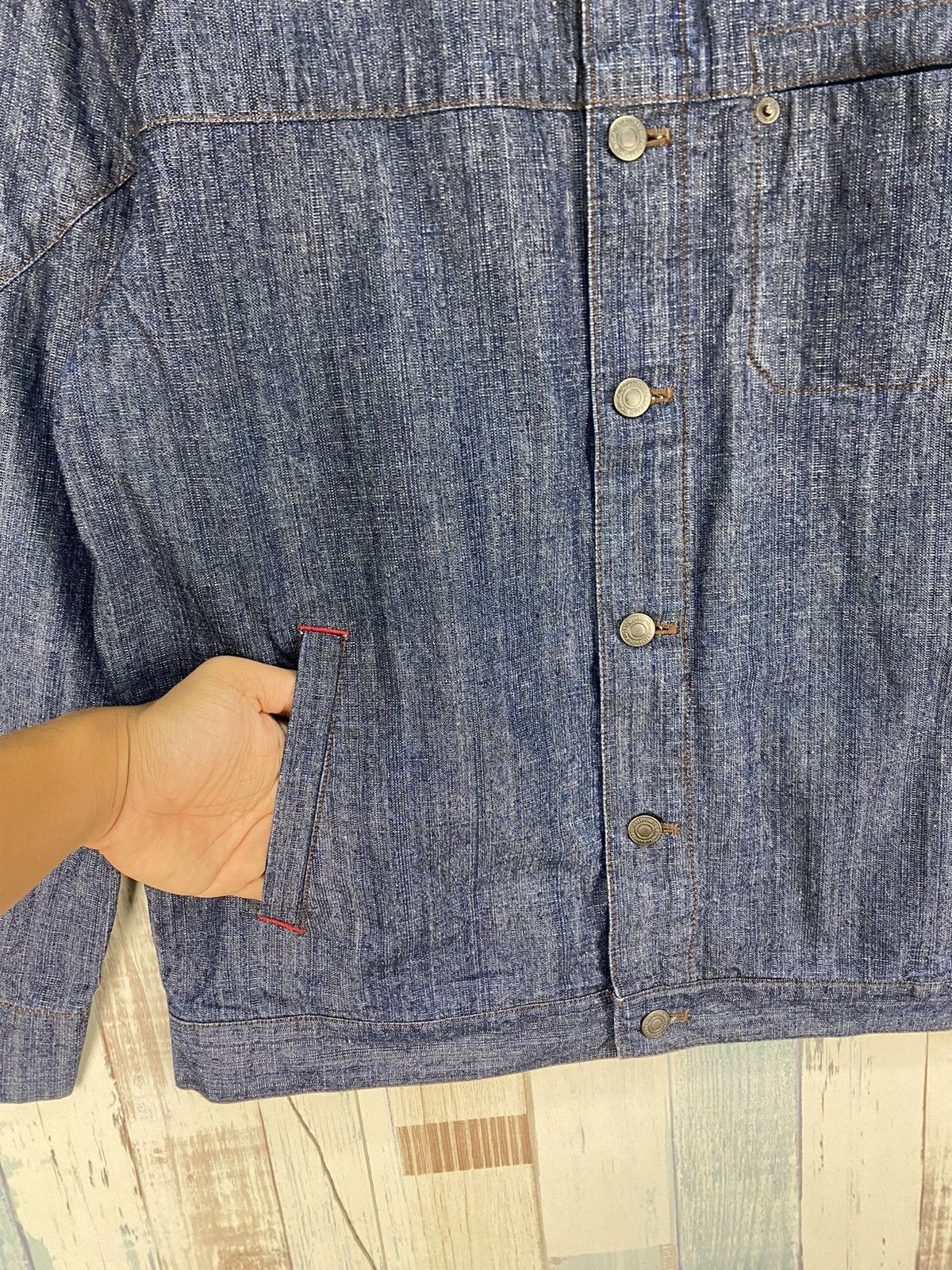 Yohji Yamamoto Vintage Sacny Y’saccs Yohji Yamamoto Denim Jacket Size US M / EU 48-50 / 2 - 6 Thumbnail