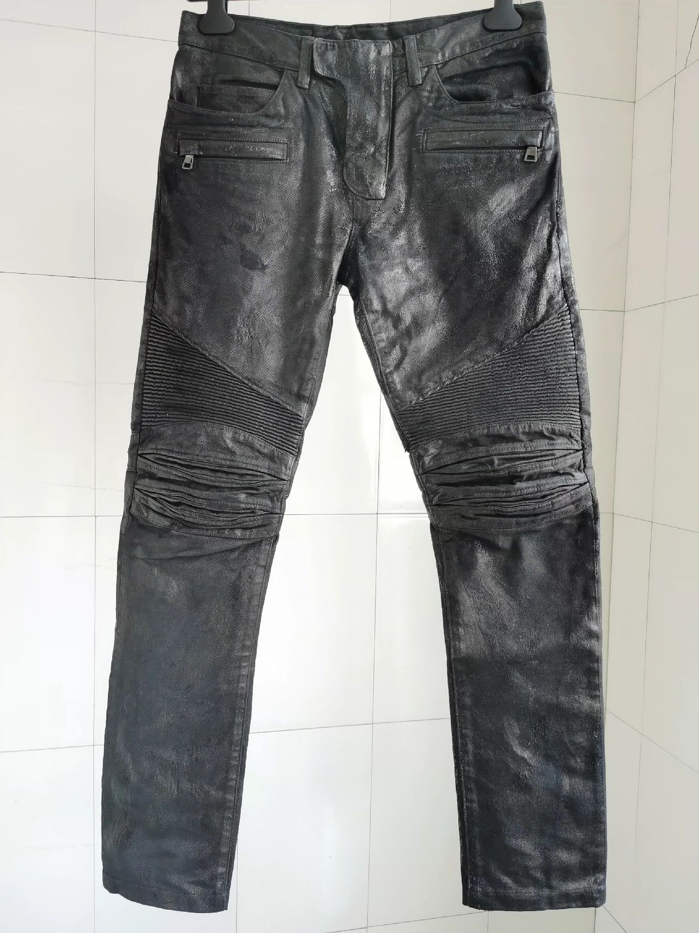 Balmain Balmain Coating and brushing glue to make old jeans Size US 30 / EU 46 - 1 Thumbnail