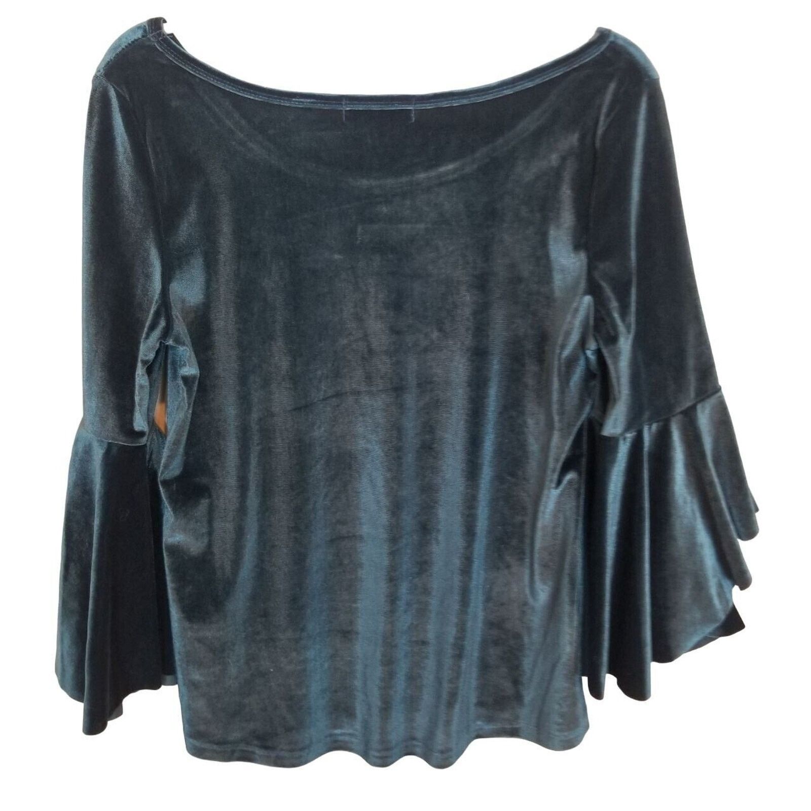 Patrizia Pepe Patrizia Luca Womens Velvet Top Whimsigoth M Fairy Grunge Size M / US 6-8 / IT 42-44 - 8 Thumbnail