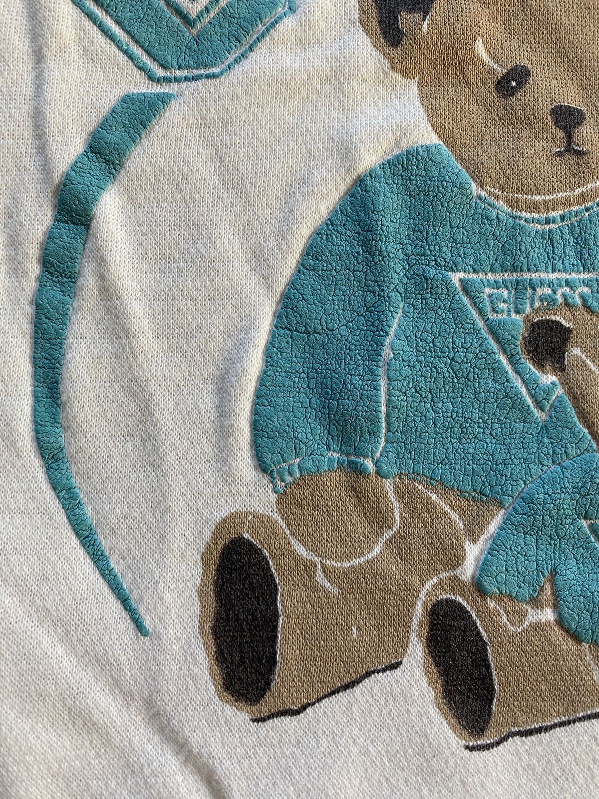 Guess Vintage 80’s Guess Teddy Bears Raglan Crewneck Sweatshirt Size US XS / EU 42 / 0 - 6 Thumbnail