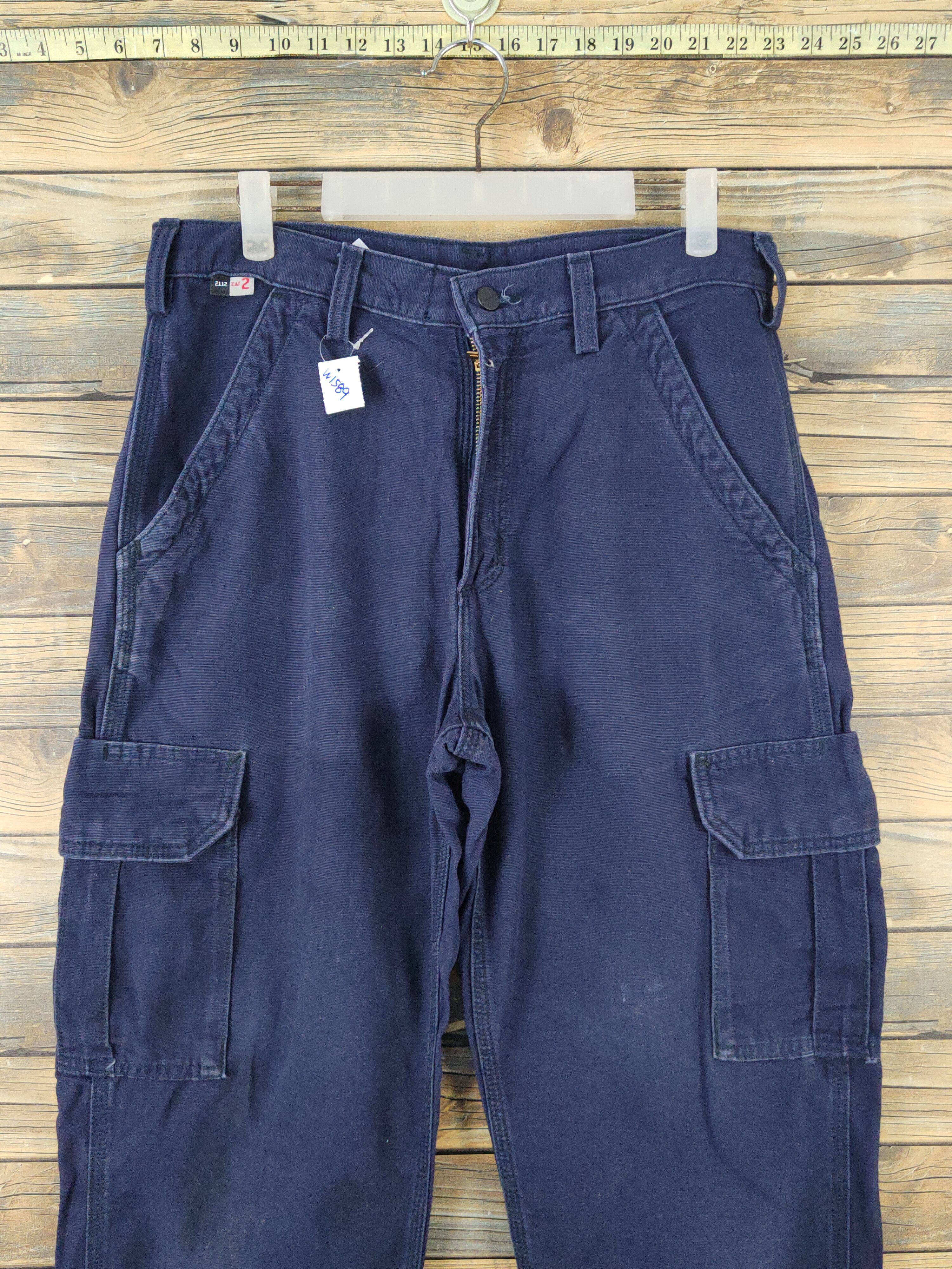 Carhartt DL FR Carhartt Navy Multipocket Tactical Cargo Pants #W1589 Size US 32 / EU 48 - 2 Thumbnail