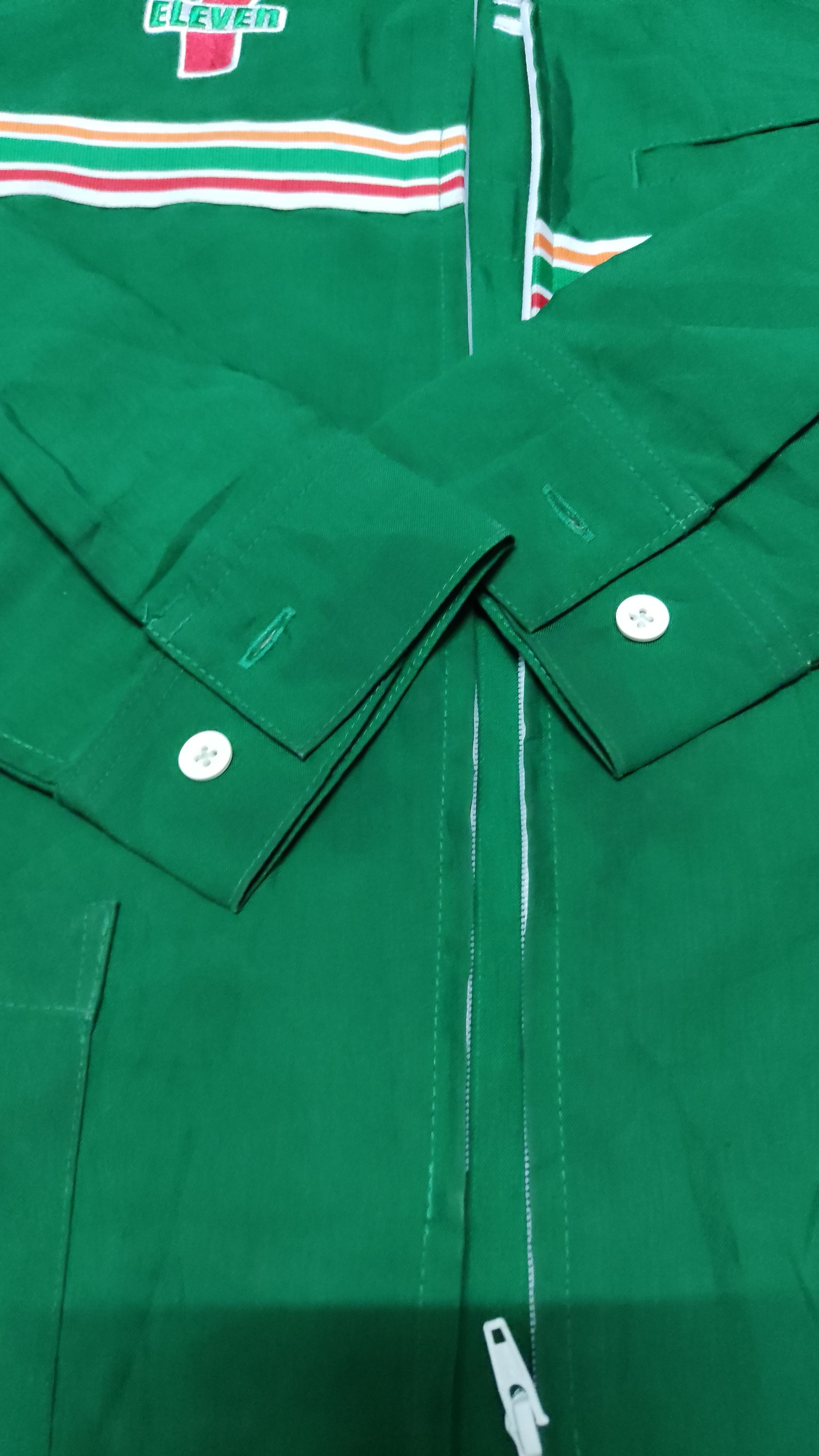 Japanese Brand VINTAGE 7 ELEVEN WORK JACKET BIG LOGO Size US M / EU 48-50 / 2 - 3 Thumbnail