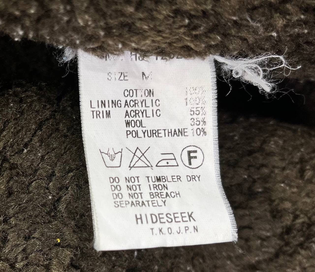 Vintage Vintage Hide and Seek Shearling Sherpa Military Jacket Size US M / EU 48-50 / 2 - 8 Thumbnail
