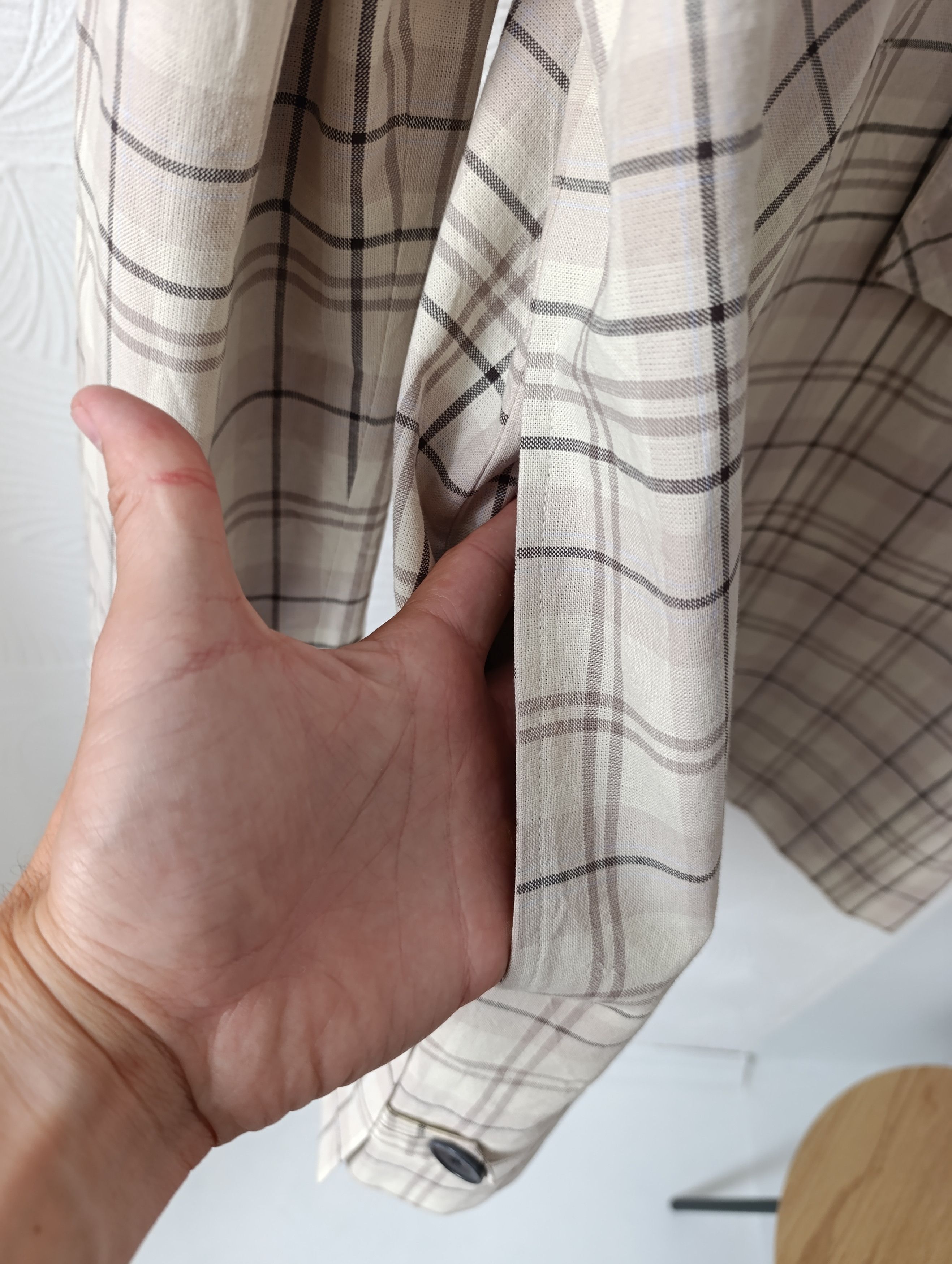 L'Homme Rouge LHOMME ROUGE OFF-WHITE STORY CHECK JACKET MENS Size US M / EU 48-50 / 2 - 17 Thumbnail