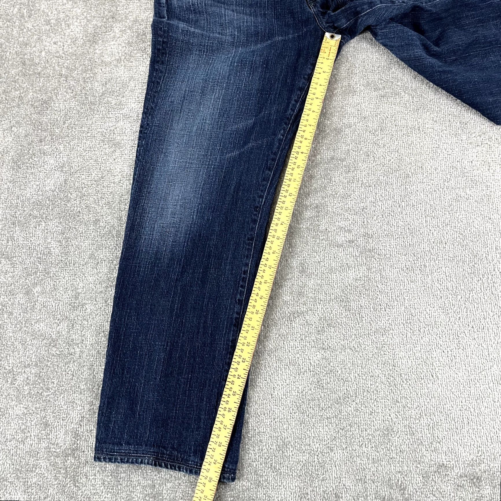 Citizens Of Humanity Citizens of Humanity Jeans Mens 38x30 SID Straight Fit Relaxed Dark Denim Pants Size US 38 / EU 54 - 7 Thumbnail