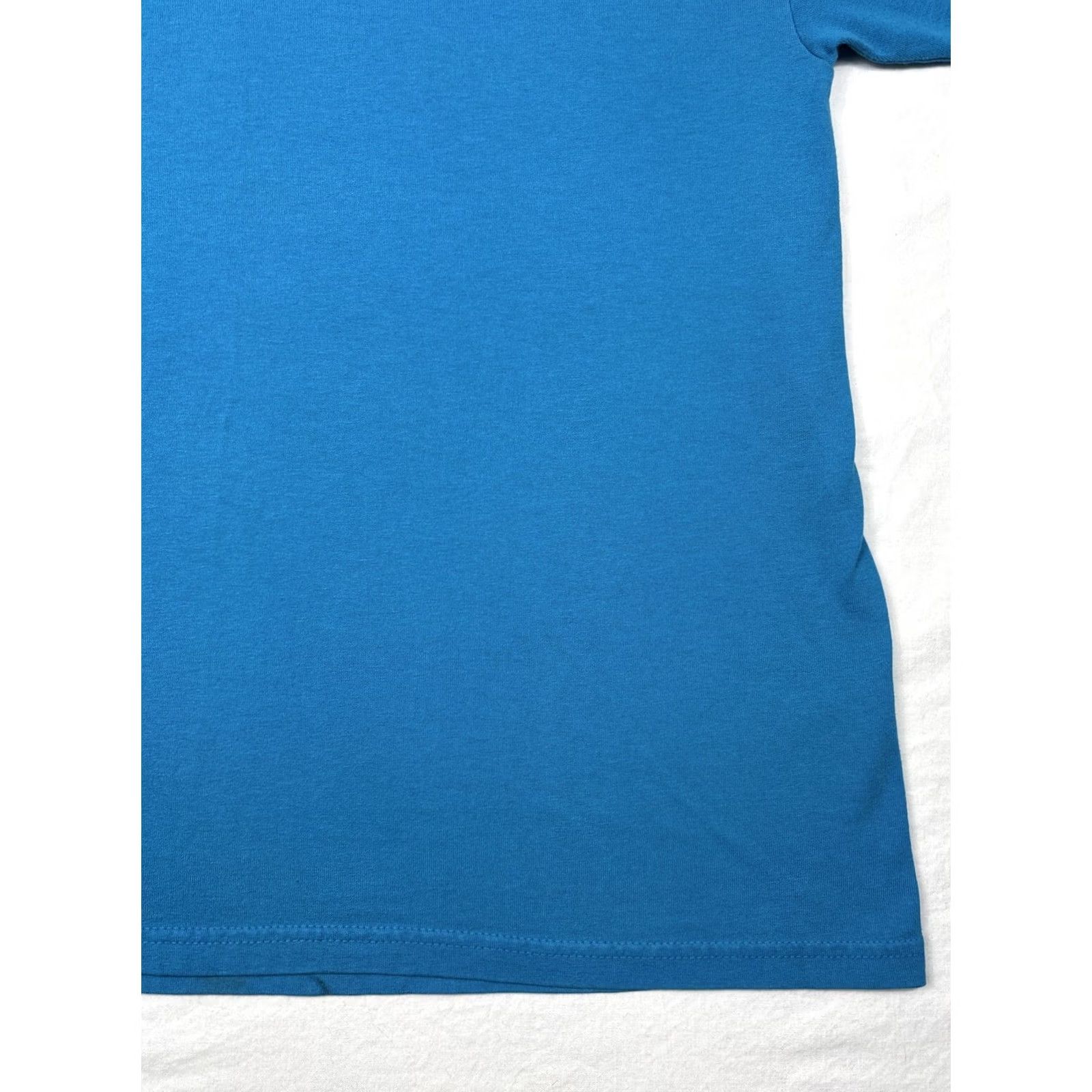 Hanes Hanes Heavyweight 50/50 T-Shirt M Blue VTG Crew Neck Short Sleeve Men Regular Size M Multiface Stitch Y2K Size US M / EU 48-50 / 2 - 3 Thumbnail