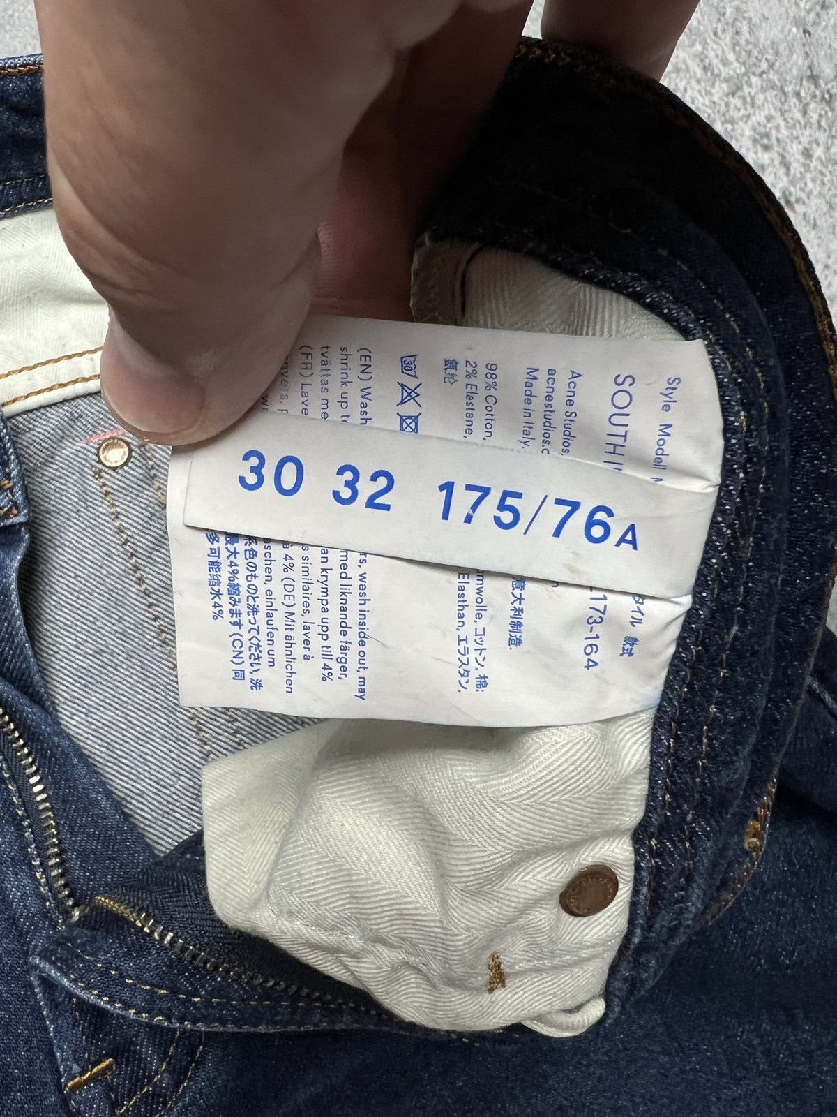Acne Studios Acne Studios Jeans Bla Konst Italy Pants South Indigo y2k Size US 30 / EU 46 - 18 Thumbnail
