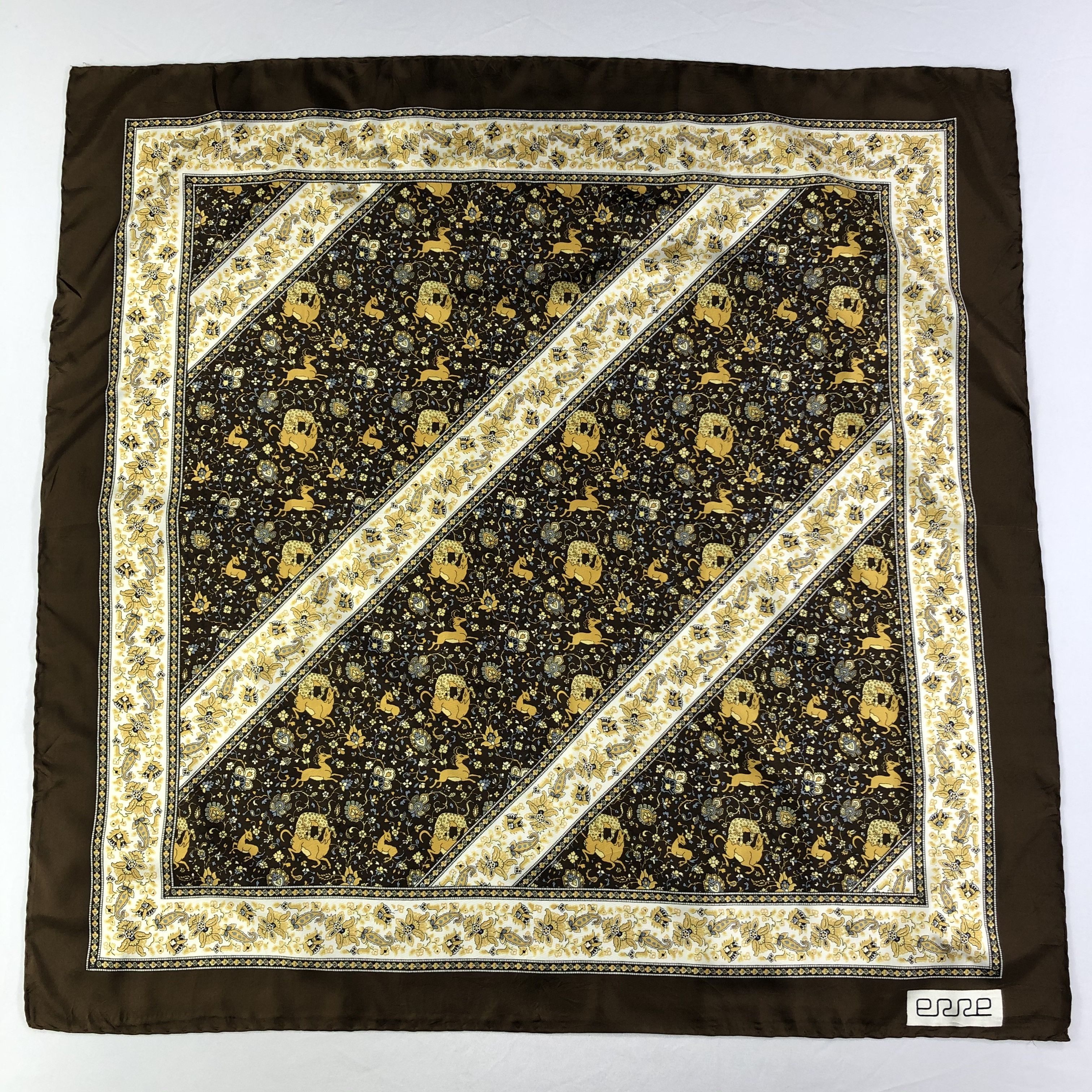 Vintage Vintage Silk Scarf Size ONE SIZE - 2 Thumbnail