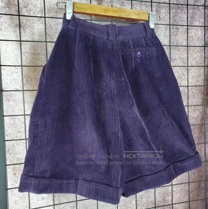 Kenzo KENZO Purple Cotton Asymmetrical Casual Pants . Size 23" - 9 Thumbnail