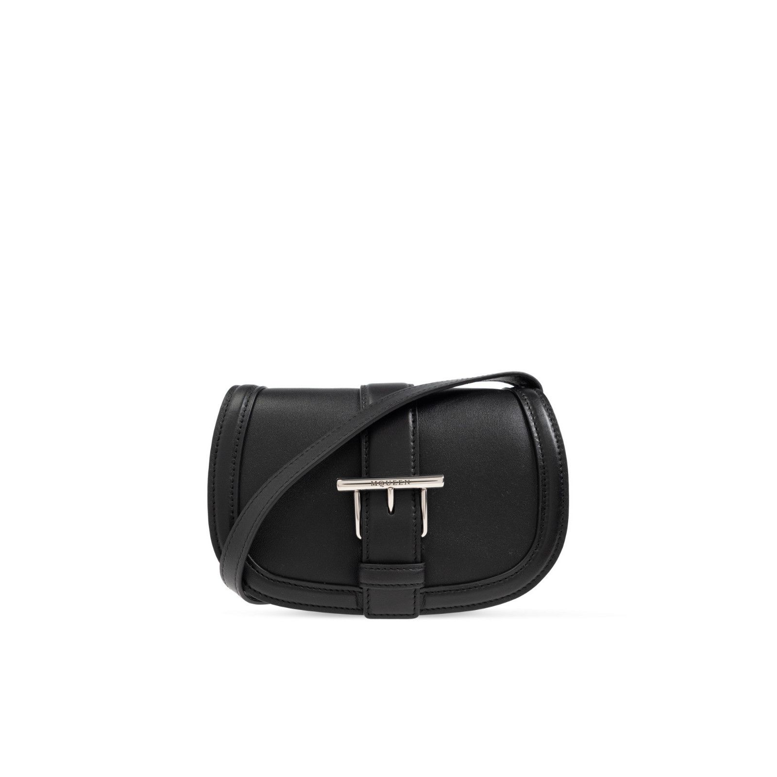 Alexander McQueen ALEXANDER MCQUEEN Mini T-Bar Satchel Black Leather Shoulder Size ONE SIZE - 1 Thumbnail