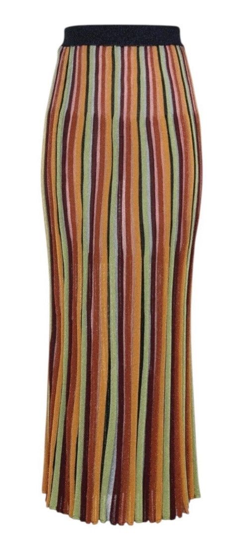 Zimmermann Zimmerman Luminosity Lurex Long Pleated Skirt Size 25" / US 0 / IT 36 - 2 Thumbnail
