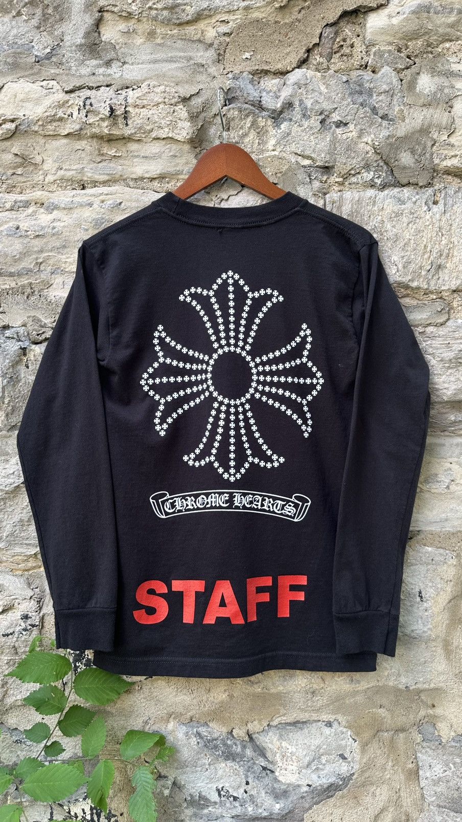 Chrome Hearts Vintage Chrome Hearts Plus Cross Staff Longsleeve Size US S / EU 44-46 / 1 - 1 Thumbnail