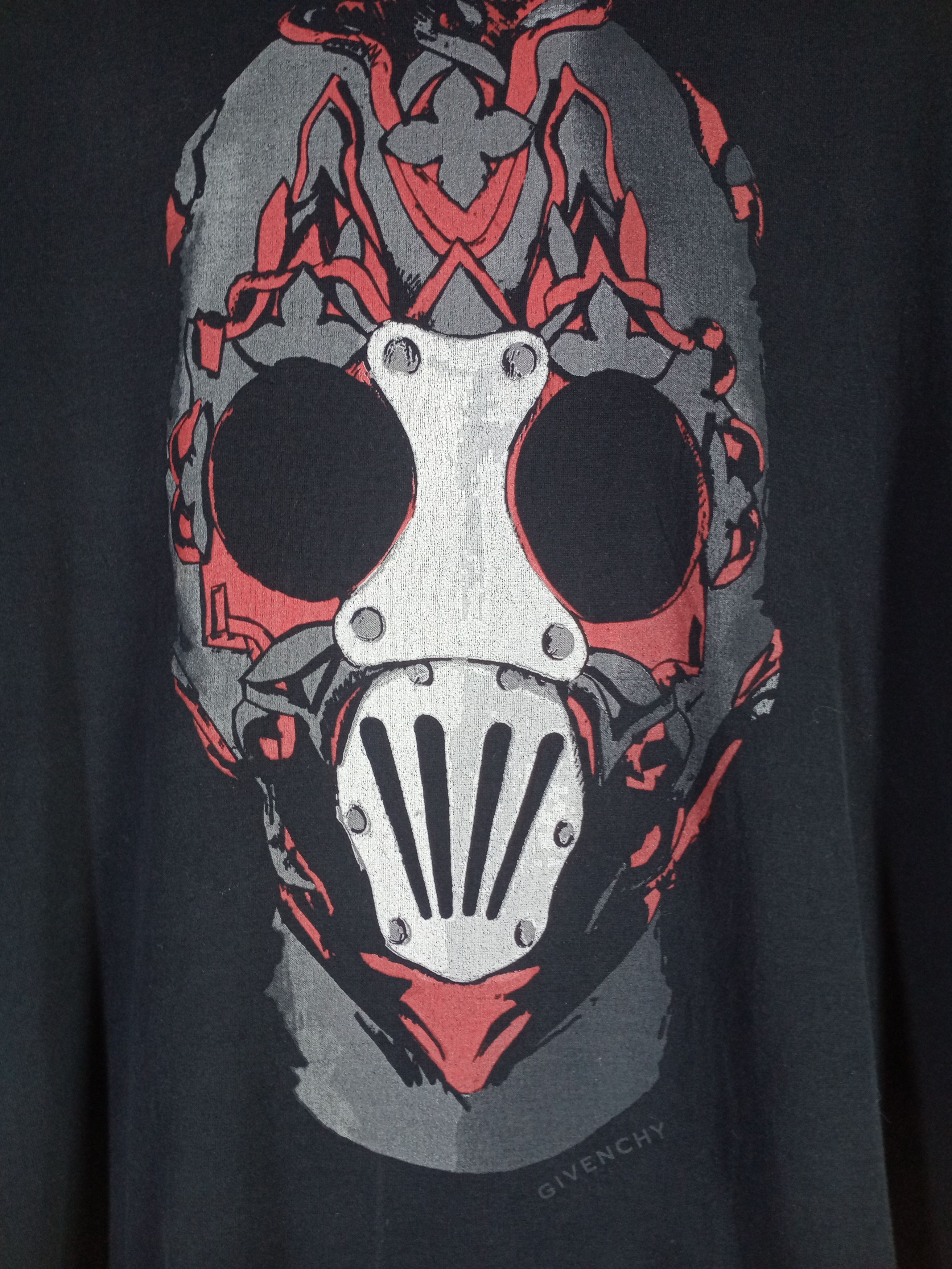 Givenchy Givenchy Mask Graphic Tshirt Size US L / EU 52-54 / 3 - 3 Thumbnail