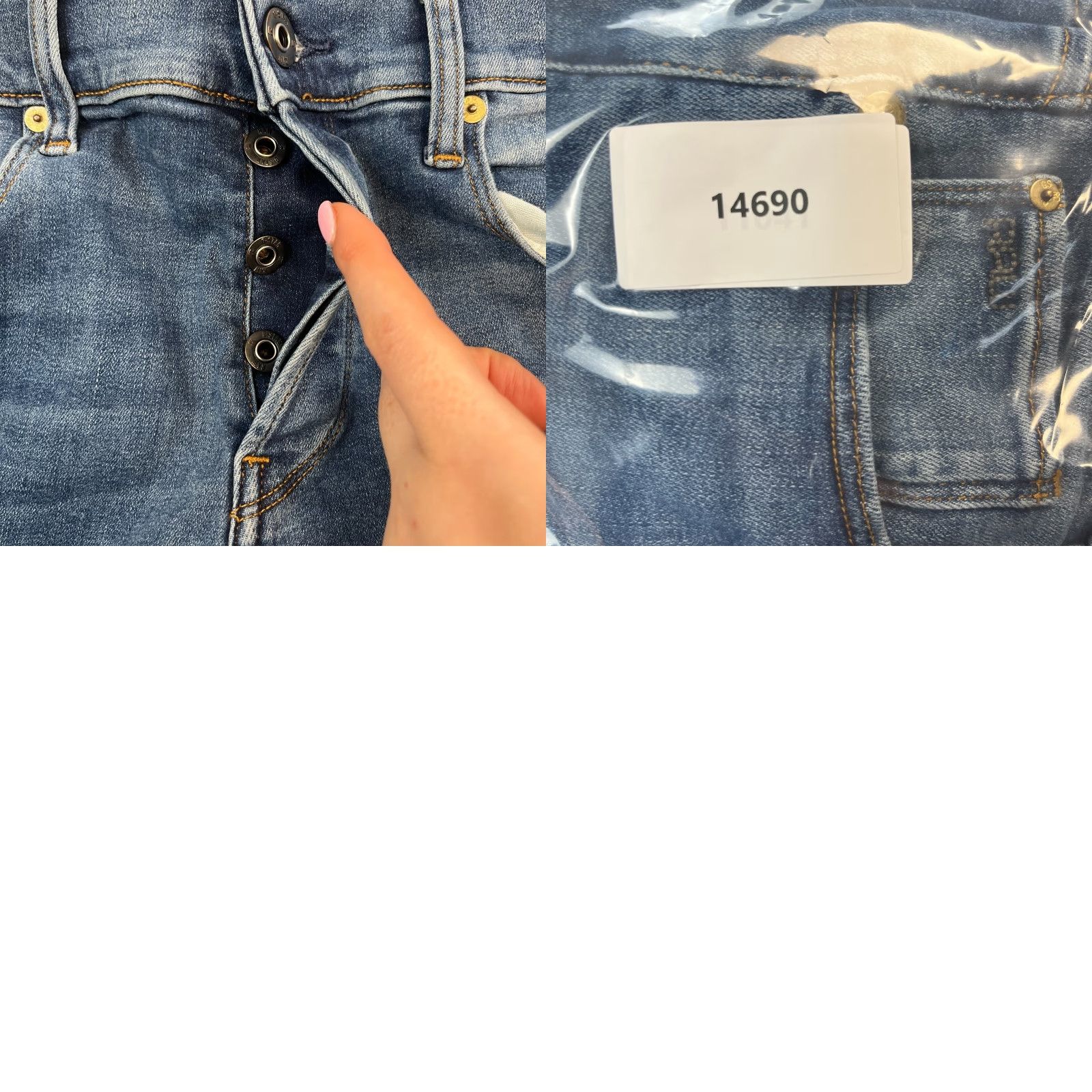 G-Star G-Star Jeans Slim Skinny 30 32 Medium Wash Blue Stretch Whiskers 3301 Mens Denim 5-Pocket Comfort Stretch Size US 30 / EU 46 - 9 Thumbnail
