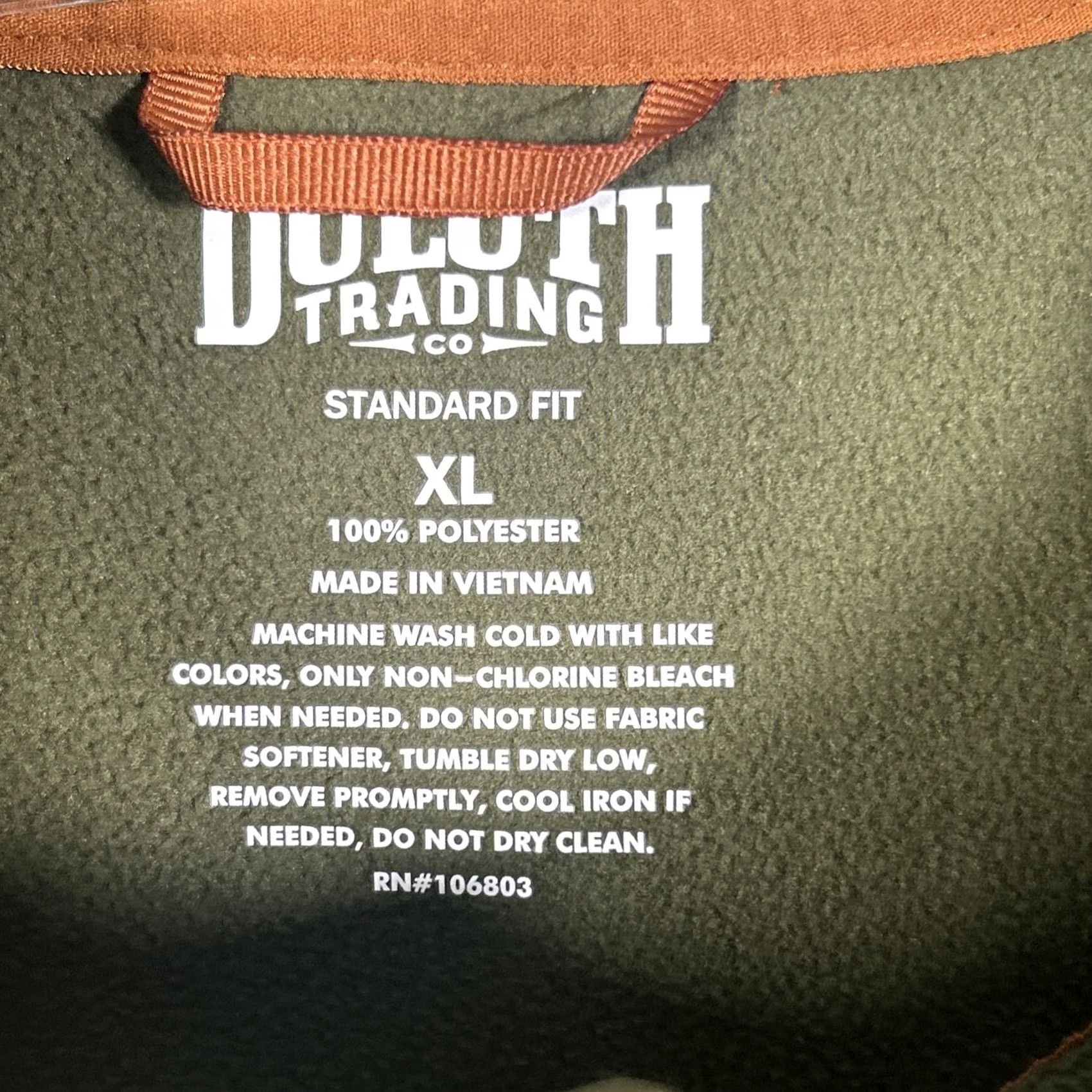 Duluth Trading Company Duluth Trading Co Performance Jacket Mens XL Green Hooded Full Zip Windbreaker USA Flag Outdoor SGDC Size US XL / EU 56 / 4 - 5 Thumbnail