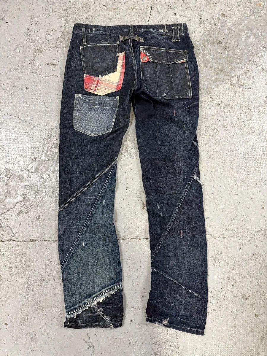 Marithe + Francois Girbaud 2000s Marithé + François Girbaud Navy Denim Jeans Size US 32 / EU 48 - 4 Thumbnail