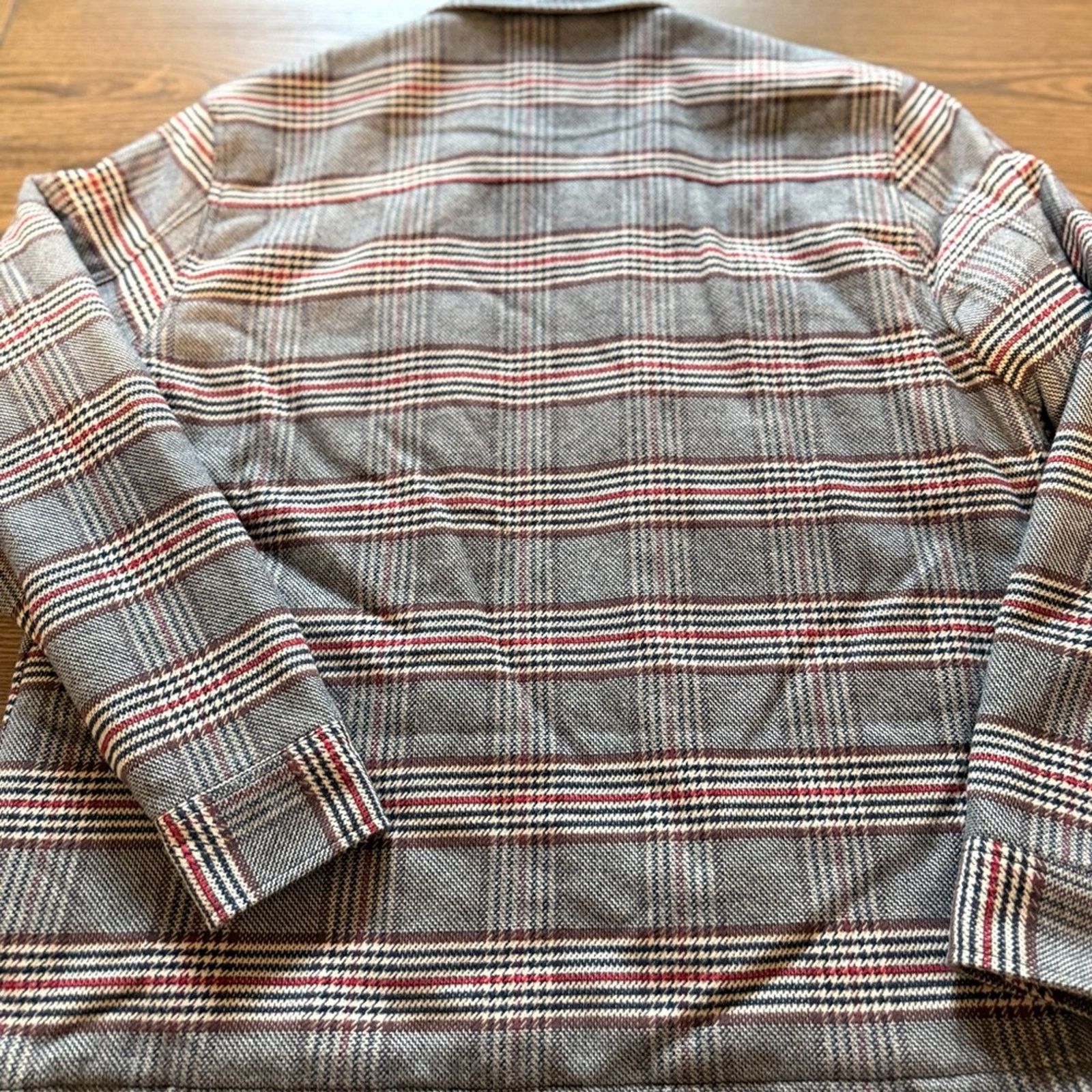 Lucky Brand Lucky Brand Men's Plaid Jacket - BrownGray and Red Size US L / EU 52-54 / 3 - 5 Thumbnail