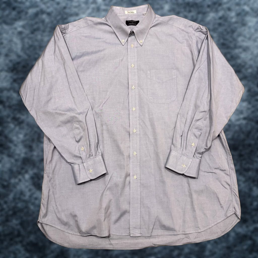 Vintage Gitman Bros. Oxford Button Down Shirt Vintage Mens Blue USA Striped Long Sleeve Size US XXL / EU 58 / 5 - 1 Thumbnail