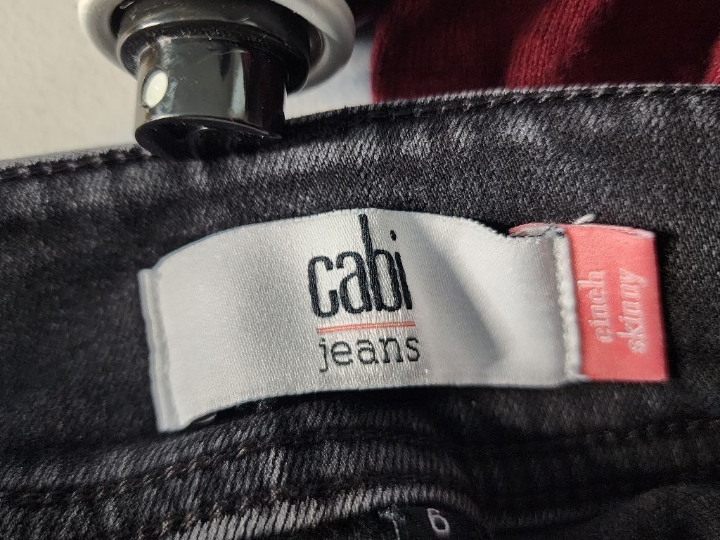 Other Women's Cabi Jeans, Size 6, Black Size 28" / US 6 / IT 42 - 3 Thumbnail