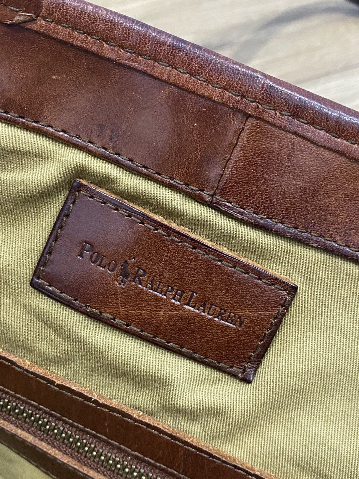 Polo Ralph Lauren Polo Ralph Lauren canvas leather tote bag Size ONE SIZE - 15 Thumbnail