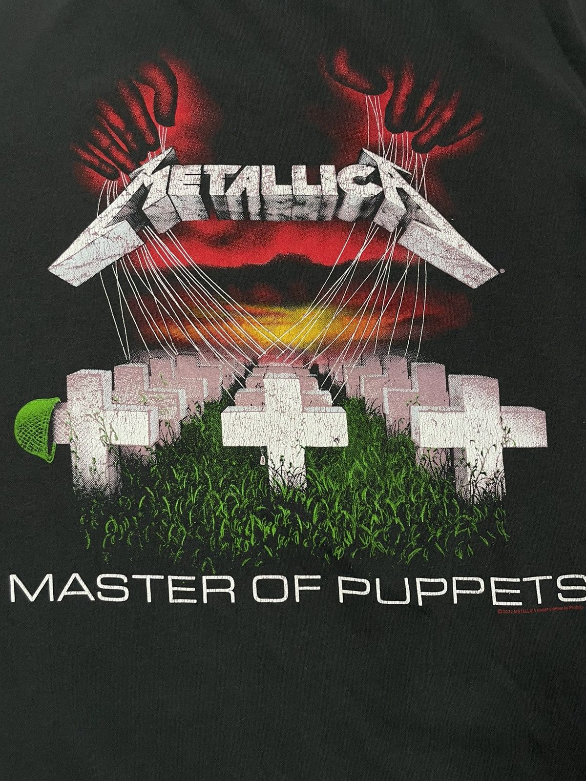 Metallica Vintage Y2K Metallica “Master Of Puppets” T-Shirt Dark Grey Size US M / EU 48-50 / 2 - 3 Thumbnail