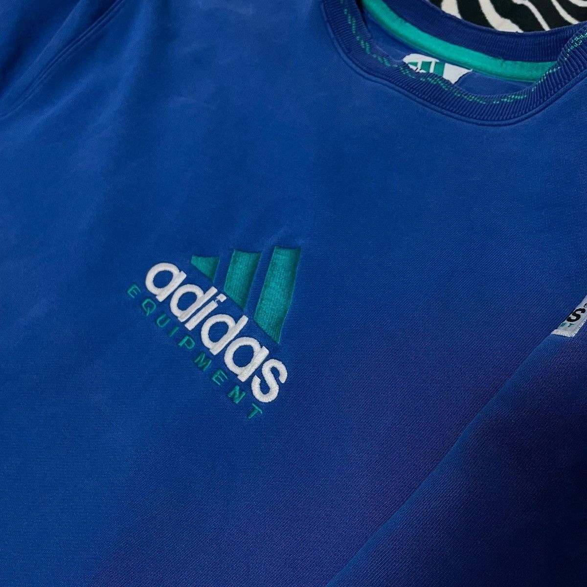 Adidas Adidas Equipment Vintage Sweatshirt rare 90s Size US L / EU 52-54 / 3 - 4 Thumbnail