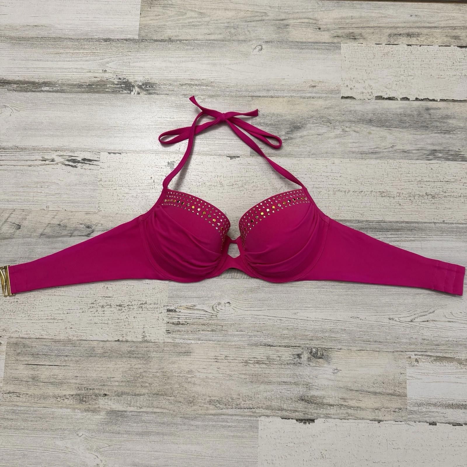 Designer Victoria Secret Push Up Swim Top 36C Size ONE SIZE - 6 Thumbnail