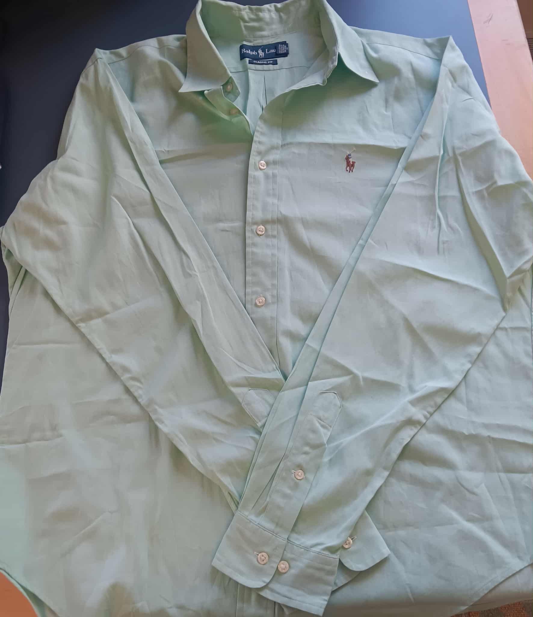Ralph Lauren Ralph Lauren Men's Shirt Sz Large Mint Green RN 41381 Size US L / EU 52-54 / 3 - 5 Thumbnail