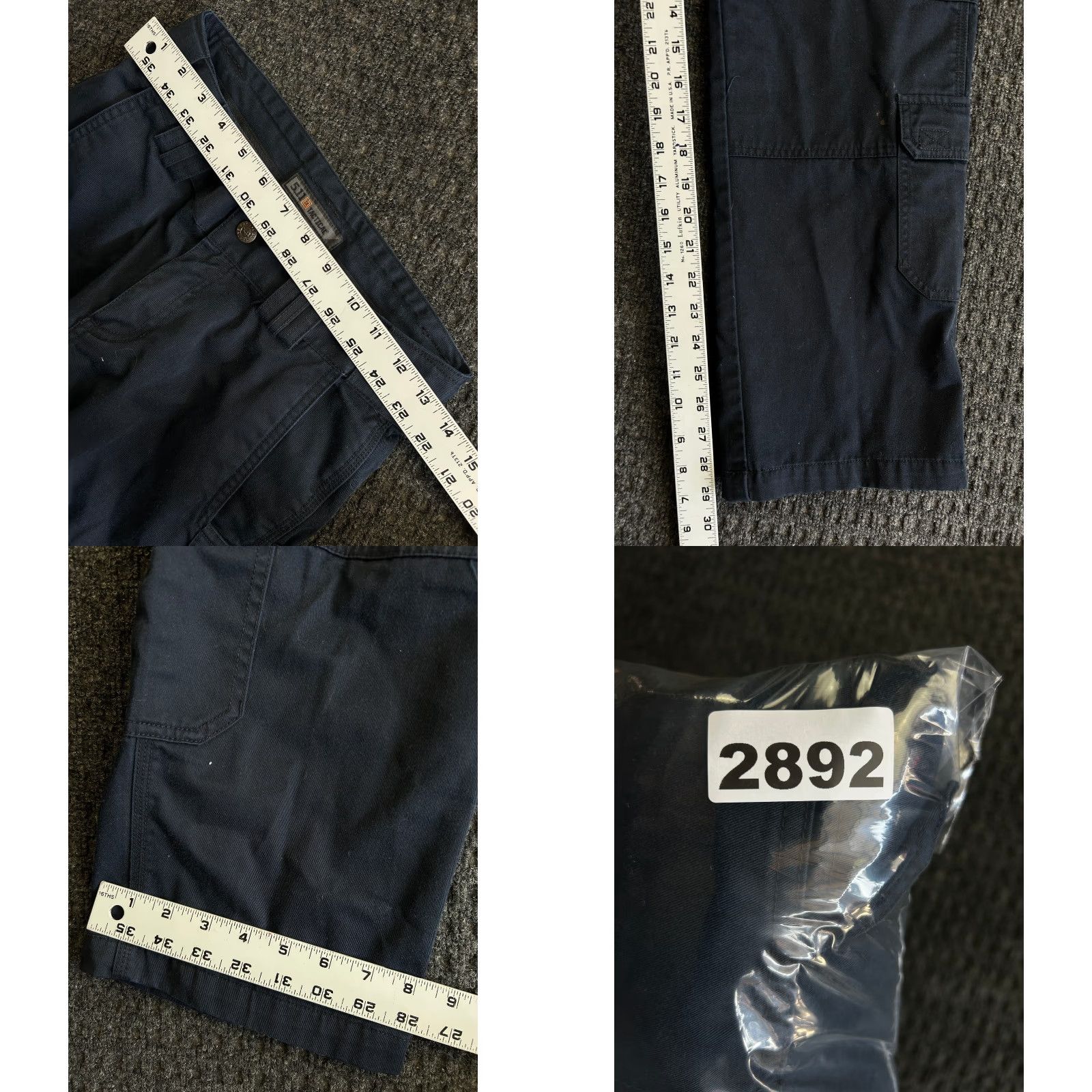 Vintage 5.11 Tactical Womens Cargo Pants 4 Navy Blue Multi Pocket Utility EMT Pants Size 27" / US 4 / IT 40 - 8 Thumbnail