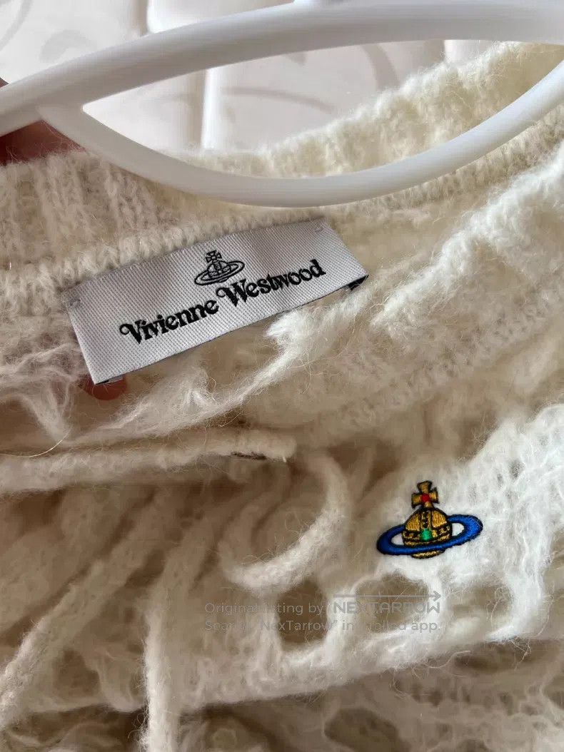 Vivienne Westwood Vivienne Westwood Knit Cardigan with 74% Alpaca Wool, 13% Size S / US 4 / IT 40 - 7 Thumbnail