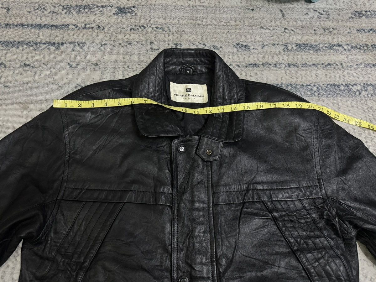 Pierre Balmain Vintage Pierre Balmain leather jacket Size US M / EU 48-50 / 2 - 12 Thumbnail