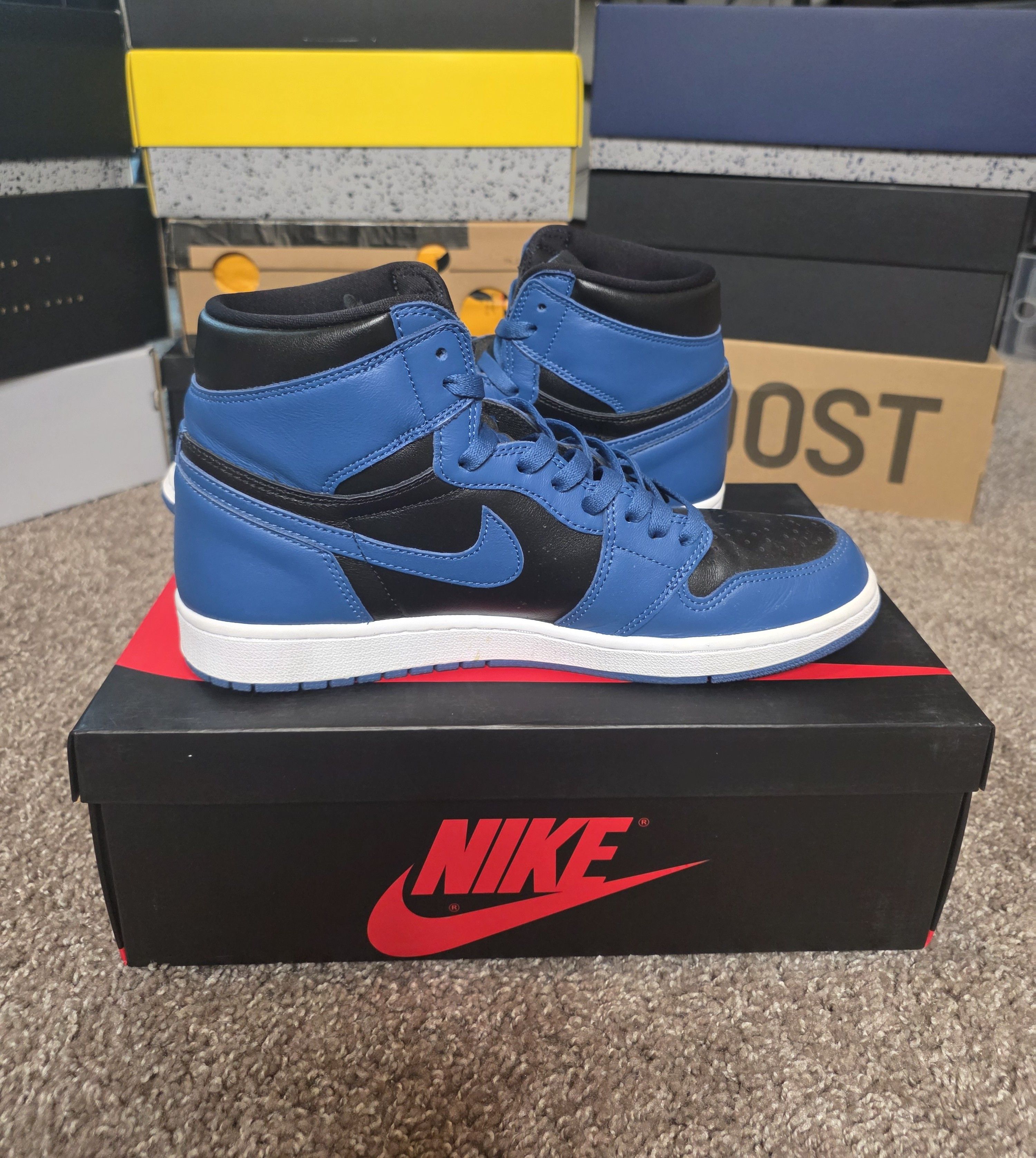 Jordan Brand Air Jordan 1 Dark Marina Blue Size US 11 / EU 44 - 6 Thumbnail
