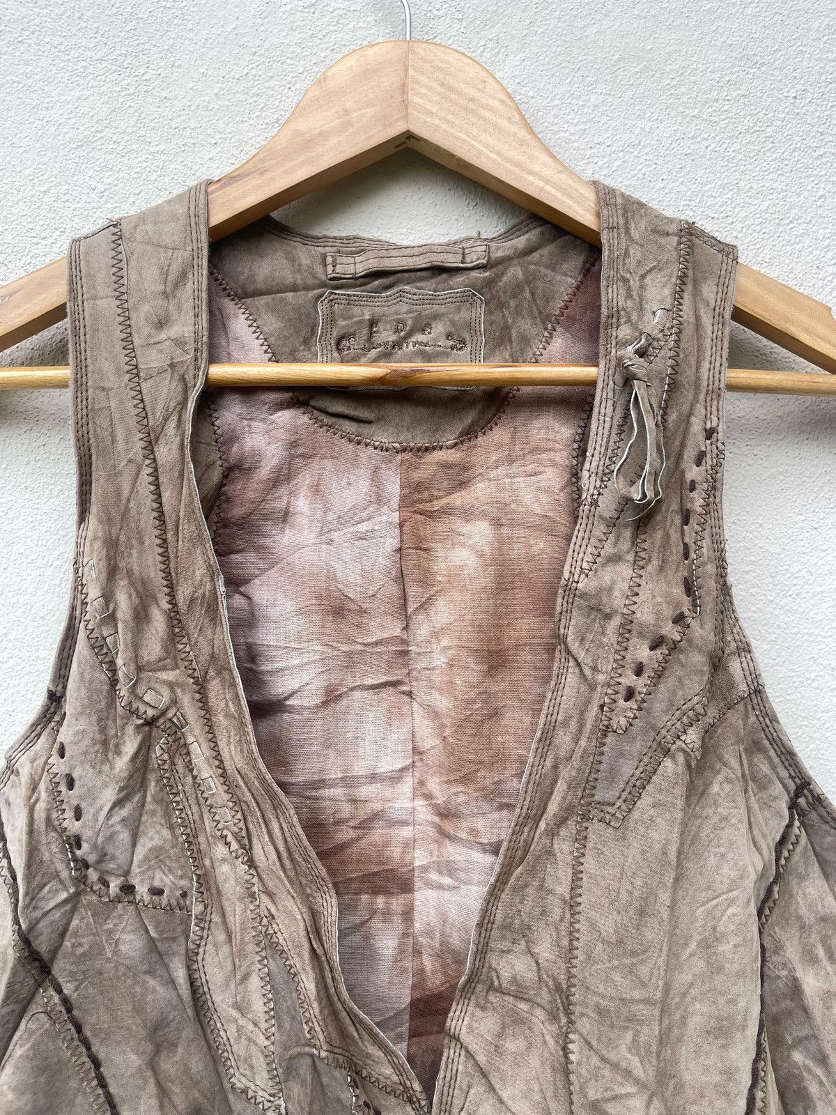 If Six Was Nine × Japanese Brand × Le Grande Bleu (L.G.B.) GOA Deconstructed Suede Leather Jacket Size US M / EU 48-50 / 2 - 4 Thumbnail