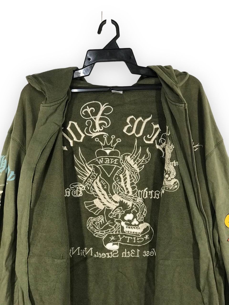 Ed Hardy Rare Design skull tattoo new york Size US XXL / EU 58 / 5 - 8 Thumbnail