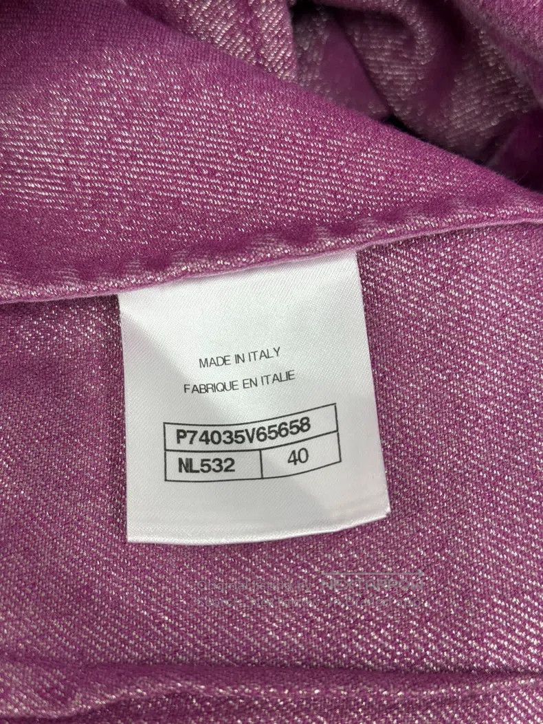 Chanel Chanel Pink denim skirt Size 26" / US 2 / IT 38 - 4 Thumbnail